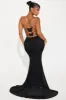 Chrysalis Butterfly Mesh Maxi Dress - Black sold by Fashion Nova