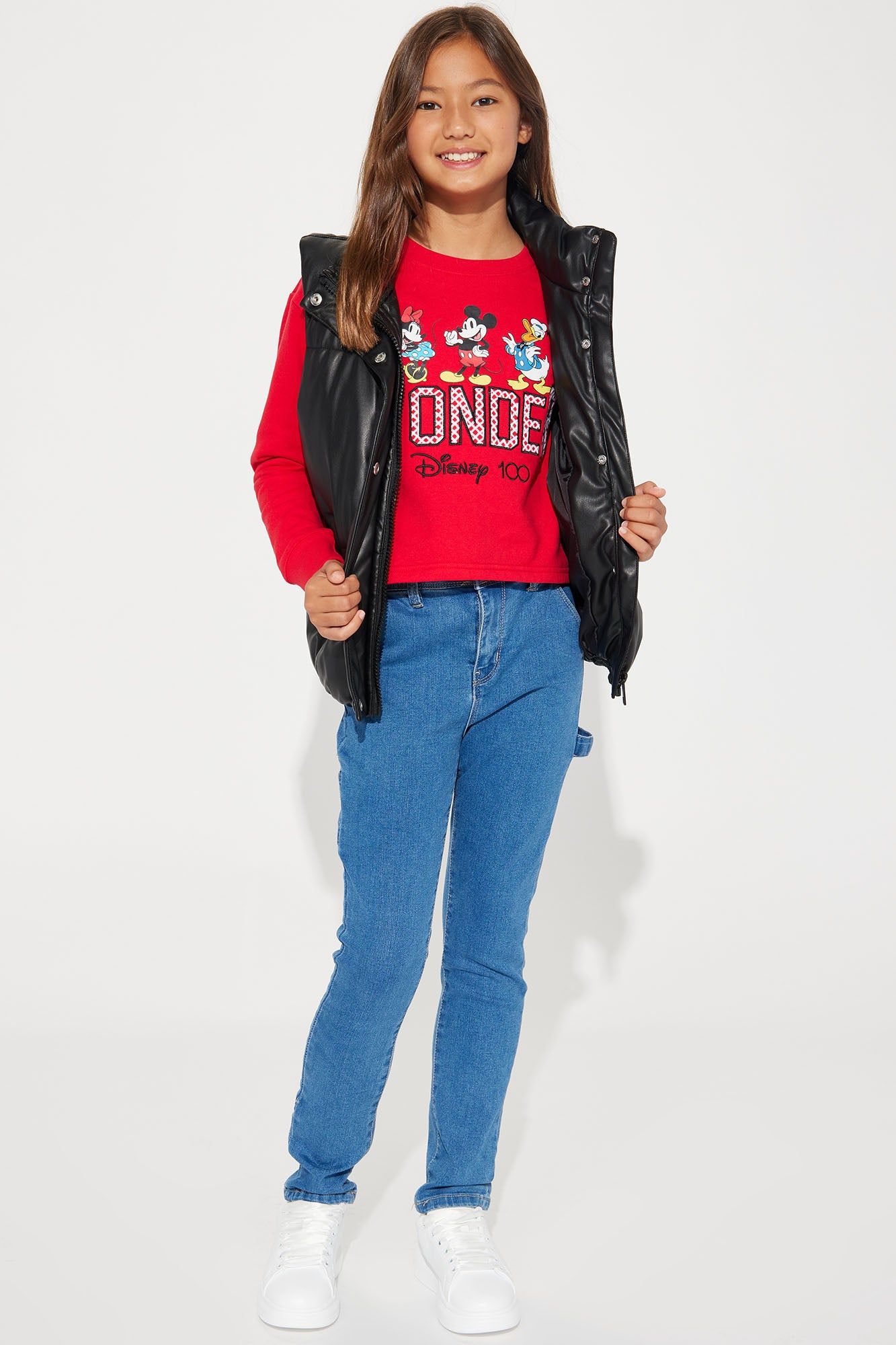 Mini Disney 100 Sweatshirt - Red sold by Fashion Nova product image thumbnail 2