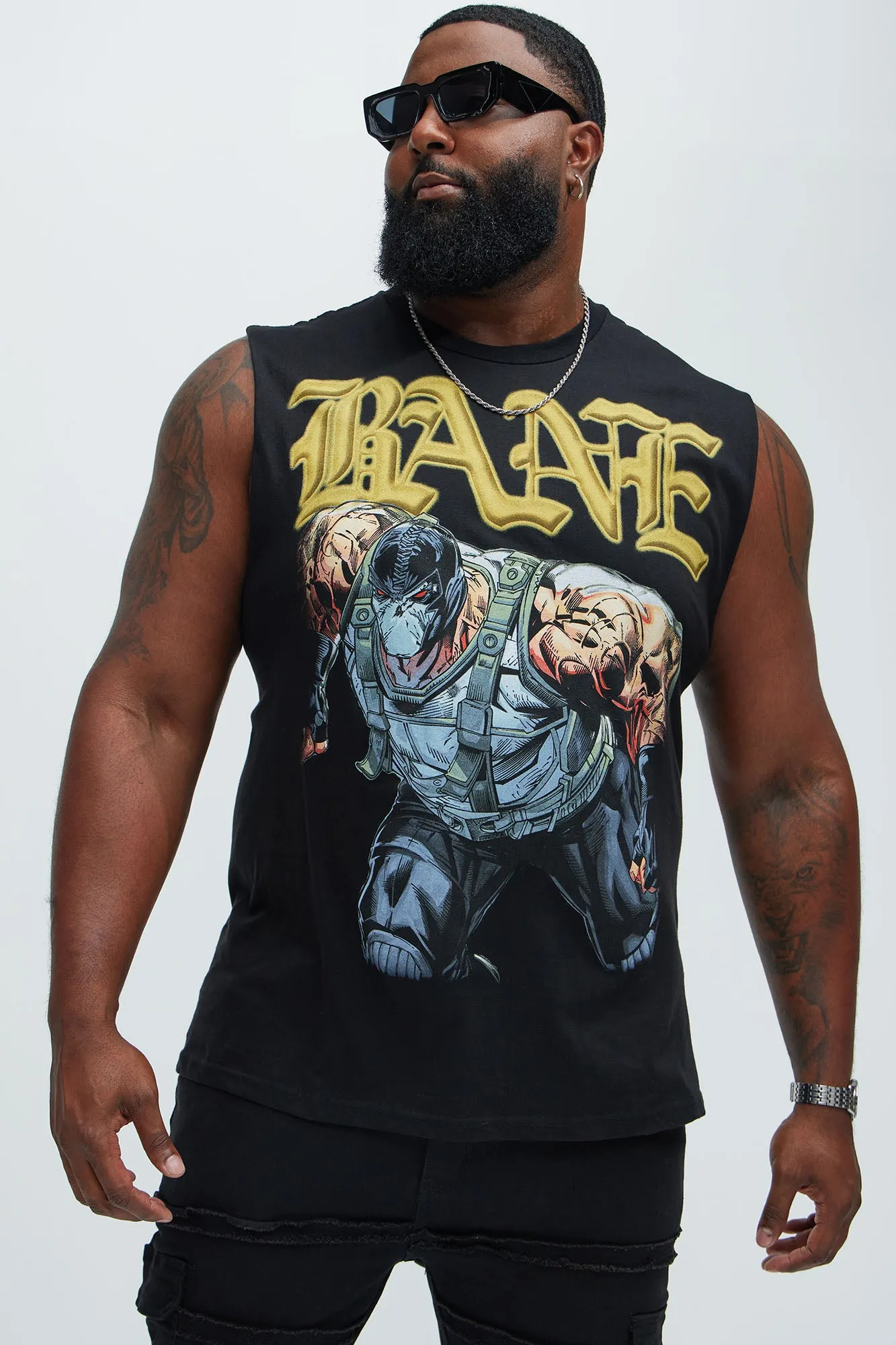 Big Bane Sleeveless Tee - Black sold by Fashion Nova product image thumbnail 4