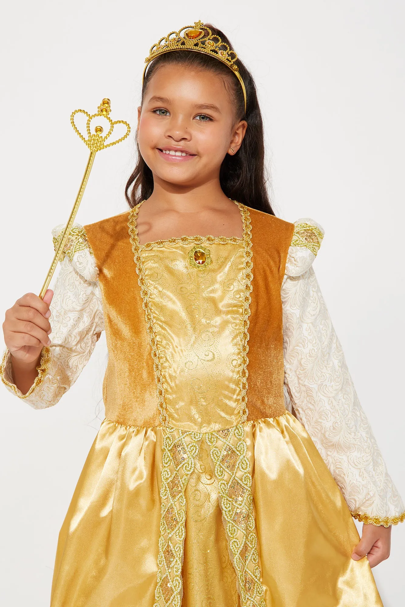 Mini Majestic Golden Princess Costume - Gold sold by Fashion Nova product image thumbnail 2
