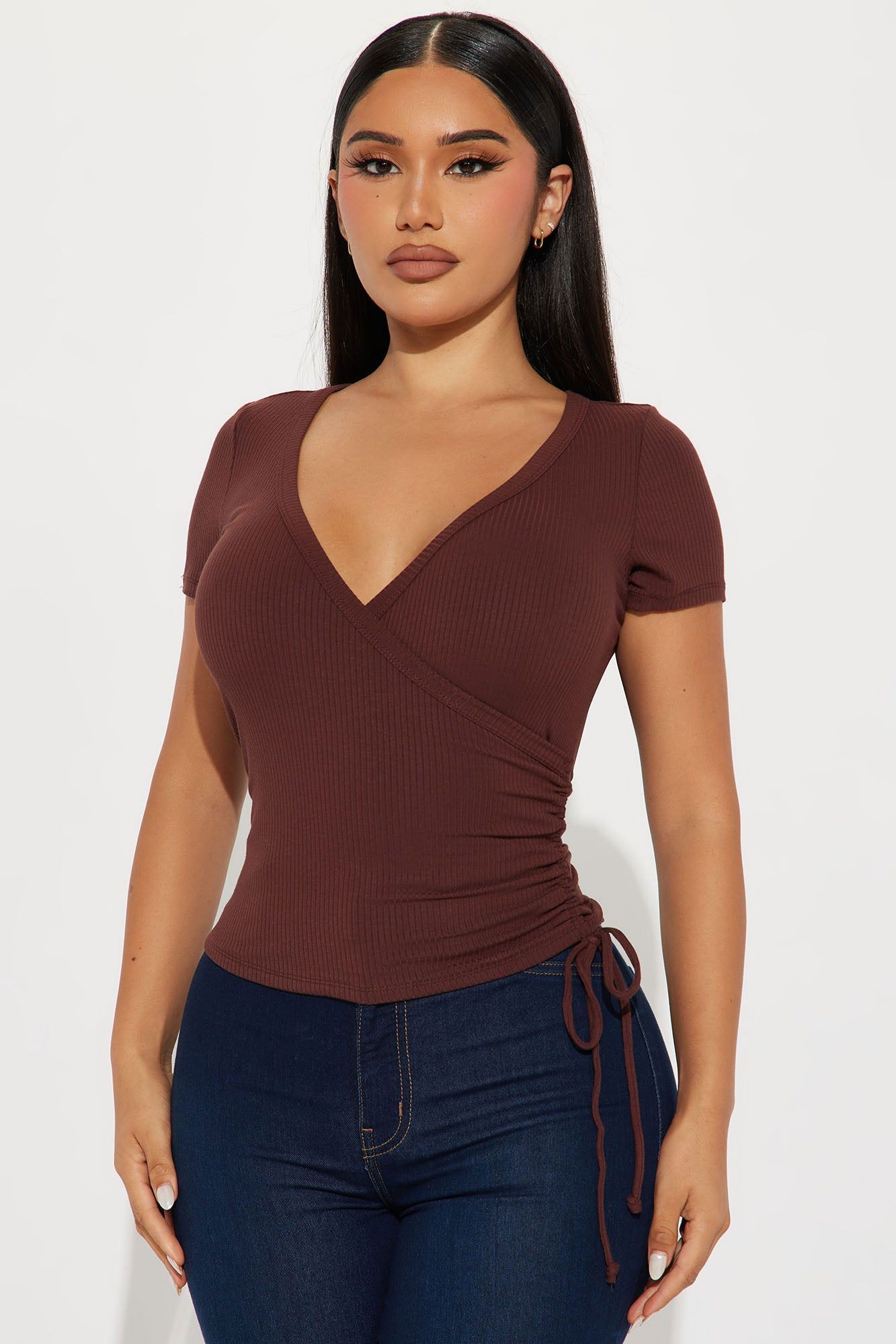 Sierra Surplus Top - Brown sold by Fashion Nova