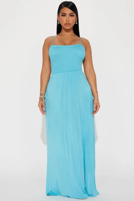 Holly Maxi Dress - Teal sold by Fashion Nova
