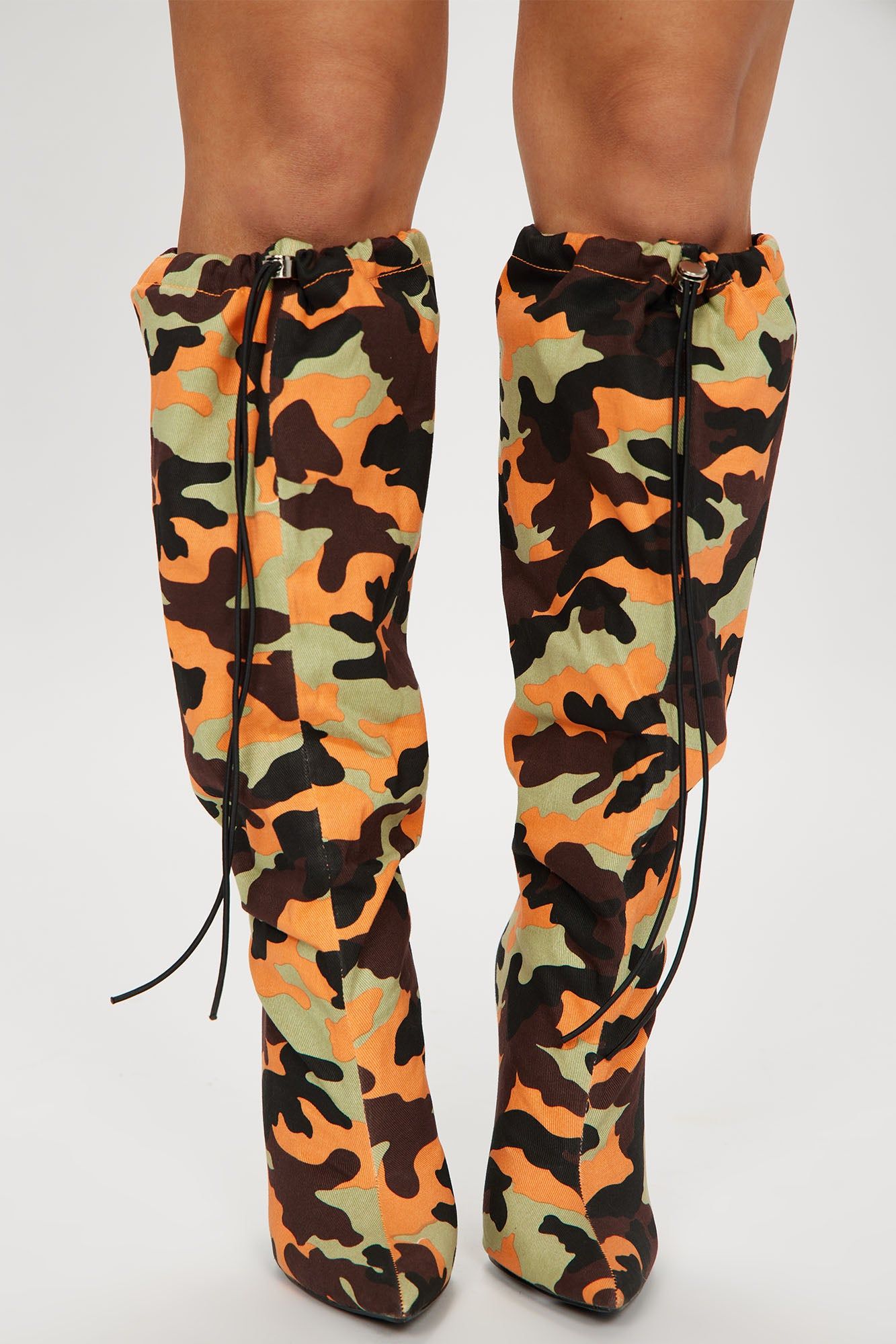 Boot Camp Knee High Boots - Yellow/combo sold by Fashion Nova product image thumbnail 2