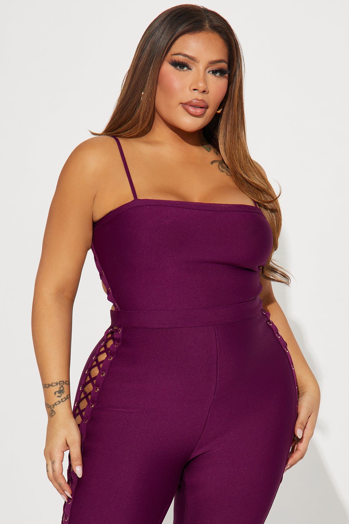 All A Blur Bandage Jumpsuit - Purple sold by Fashion Nova product image thumbnail 5