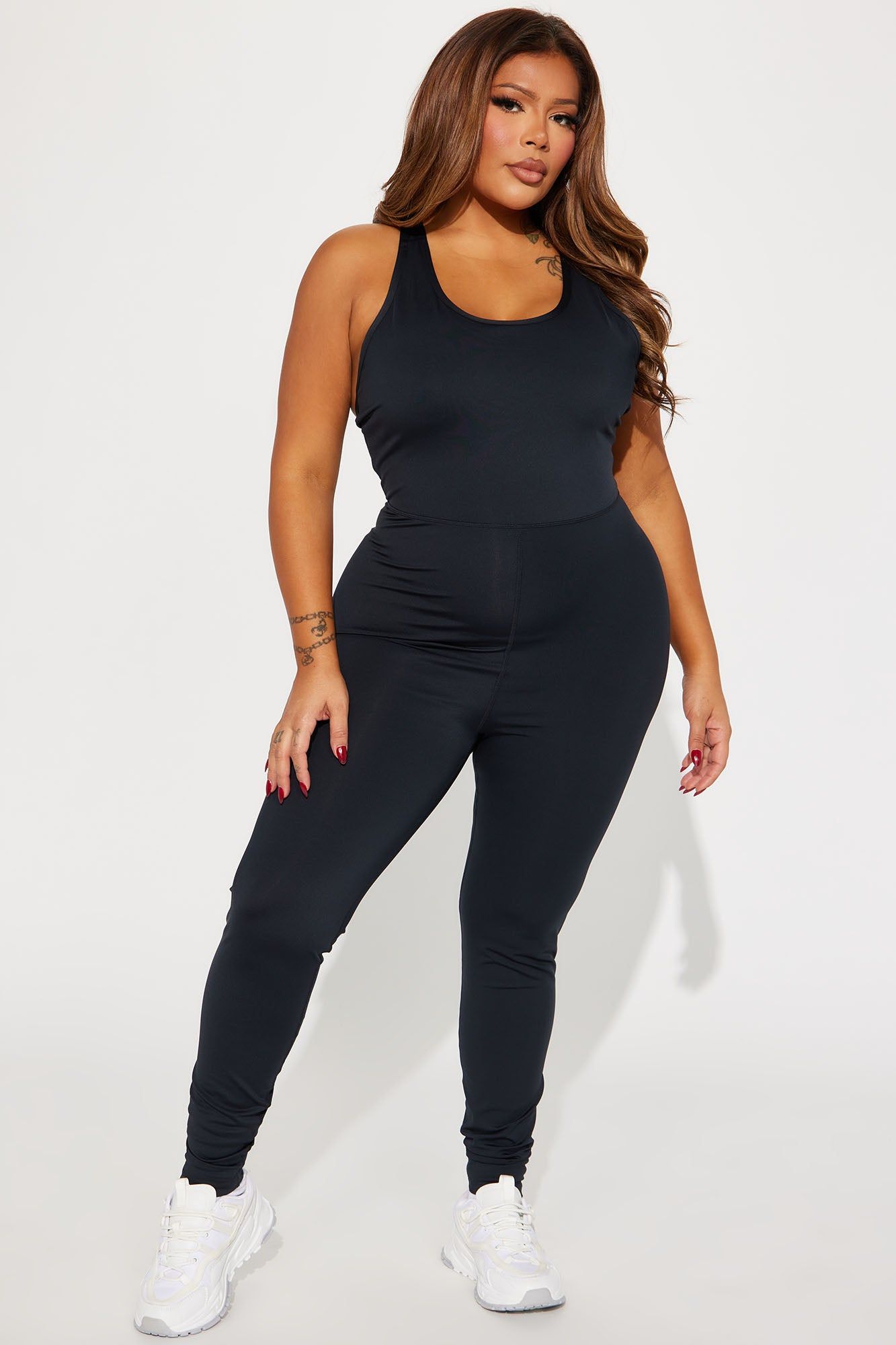 Feel It Out Active Jumpsuit - Black sold by Fashion Nova product image thumbnail 5