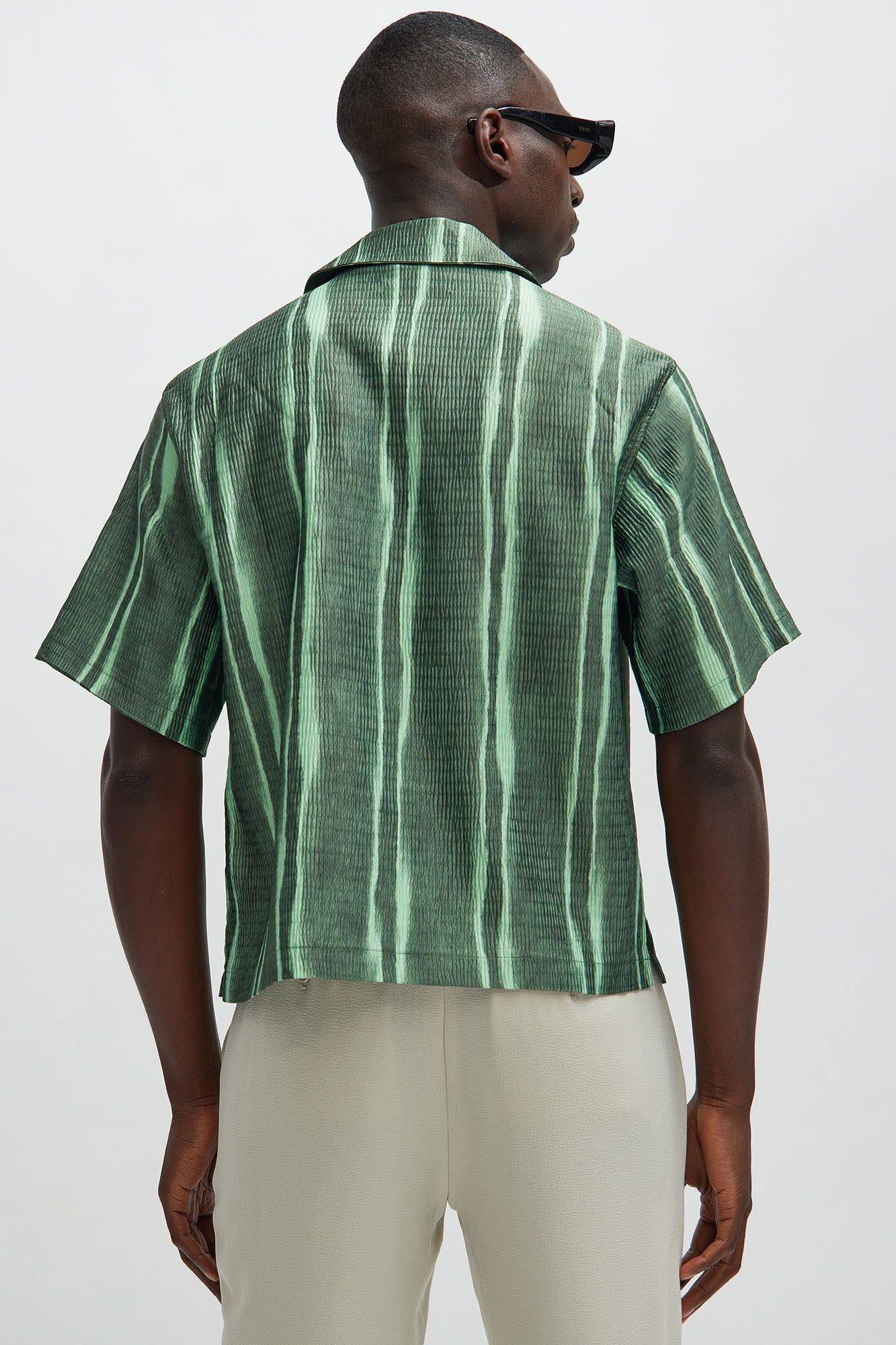 Matcha Textured Shirt - Green sold by Fashion Nova product image thumbnail 4