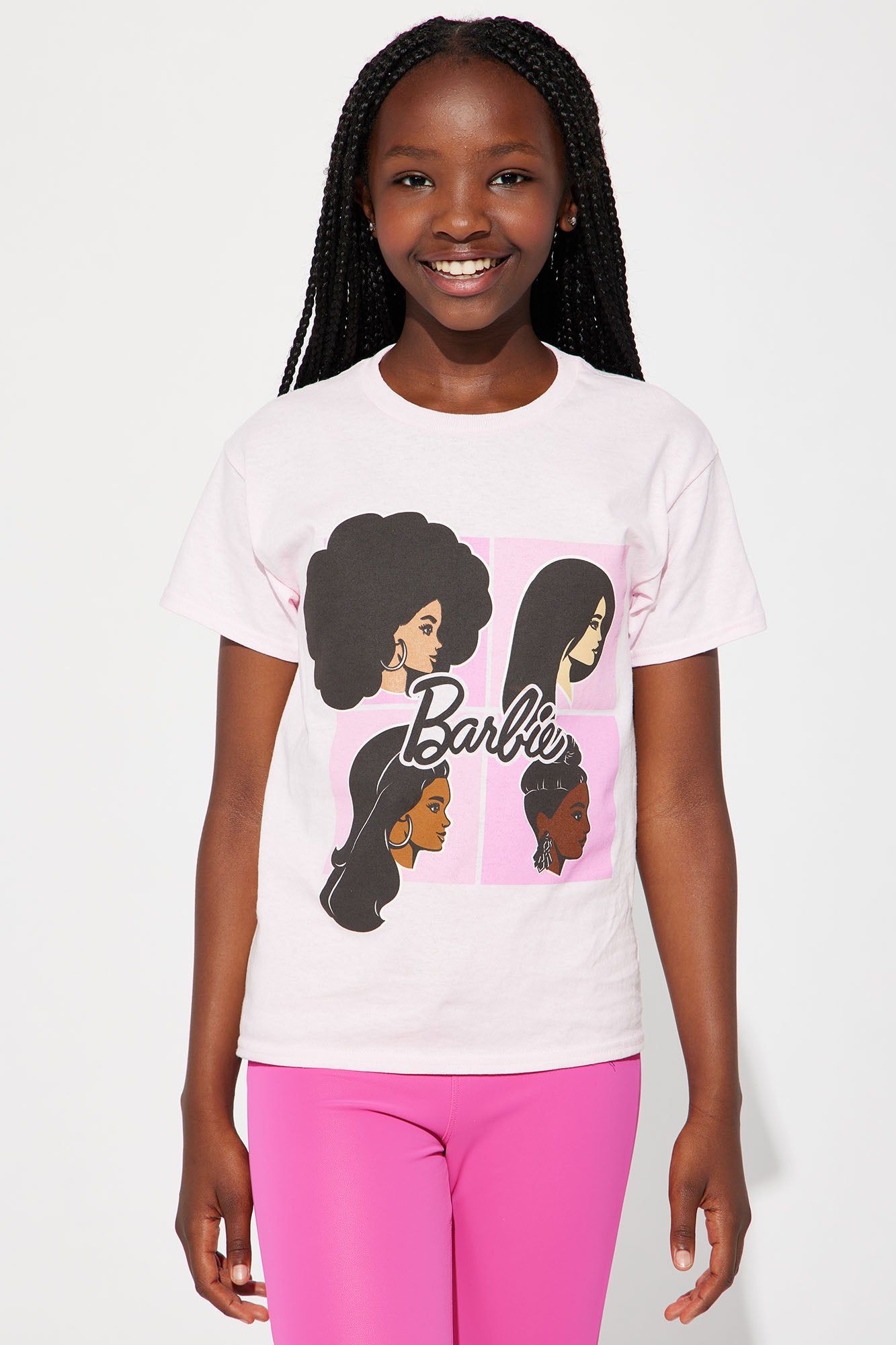 Mini Bold And Beautiful Barbie Tee - Pink sold by Fashion Nova