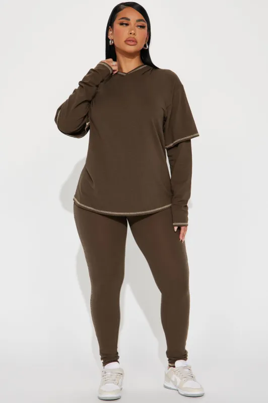 Aila Legging Set - Olive sold by Fashion Nova
