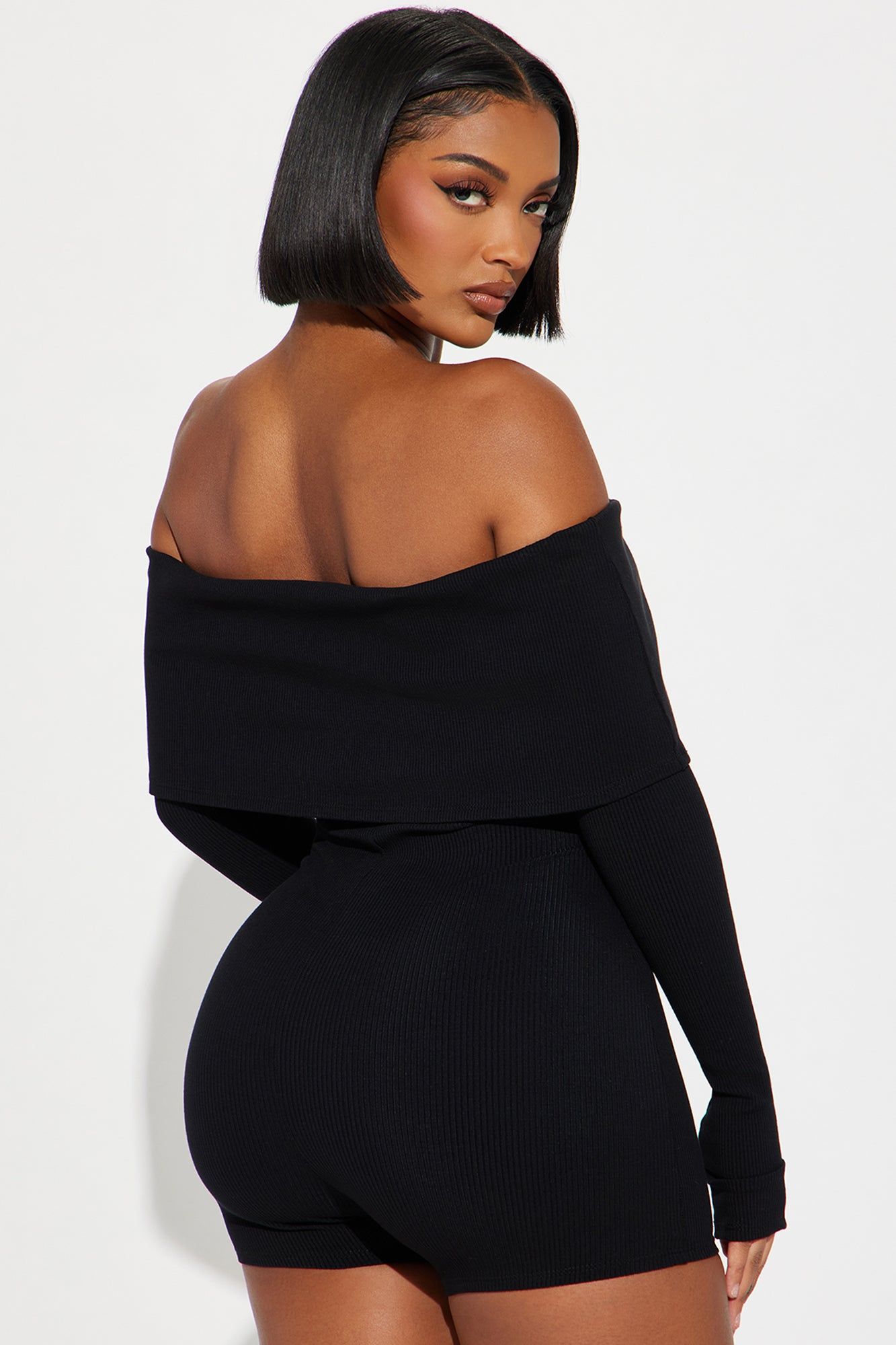 Jessica Snatched Romper - Black sold by Fashion Nova product image thumbnail 3