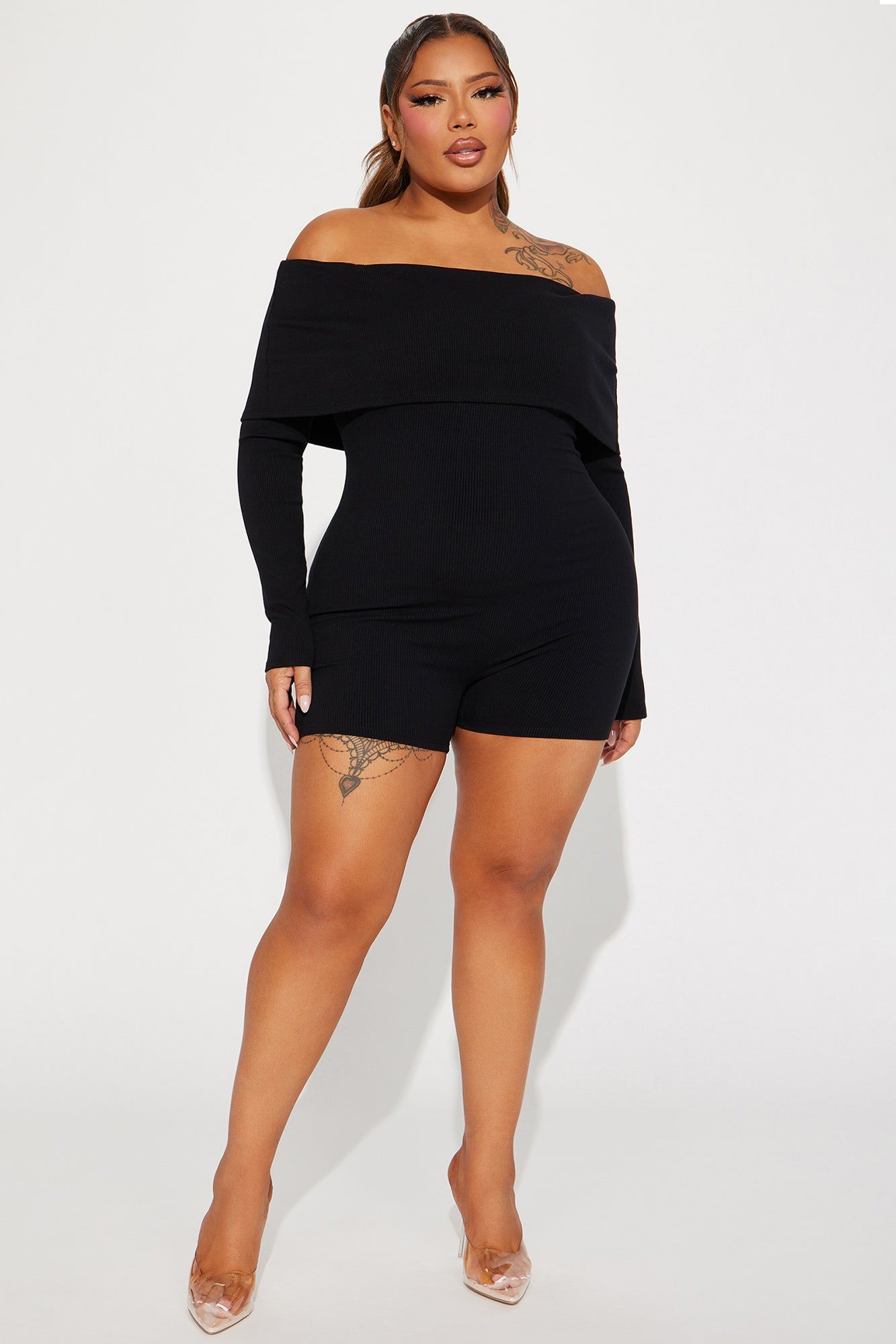 Jessica Snatched Romper - Black sold by Fashion Nova product image thumbnail 4