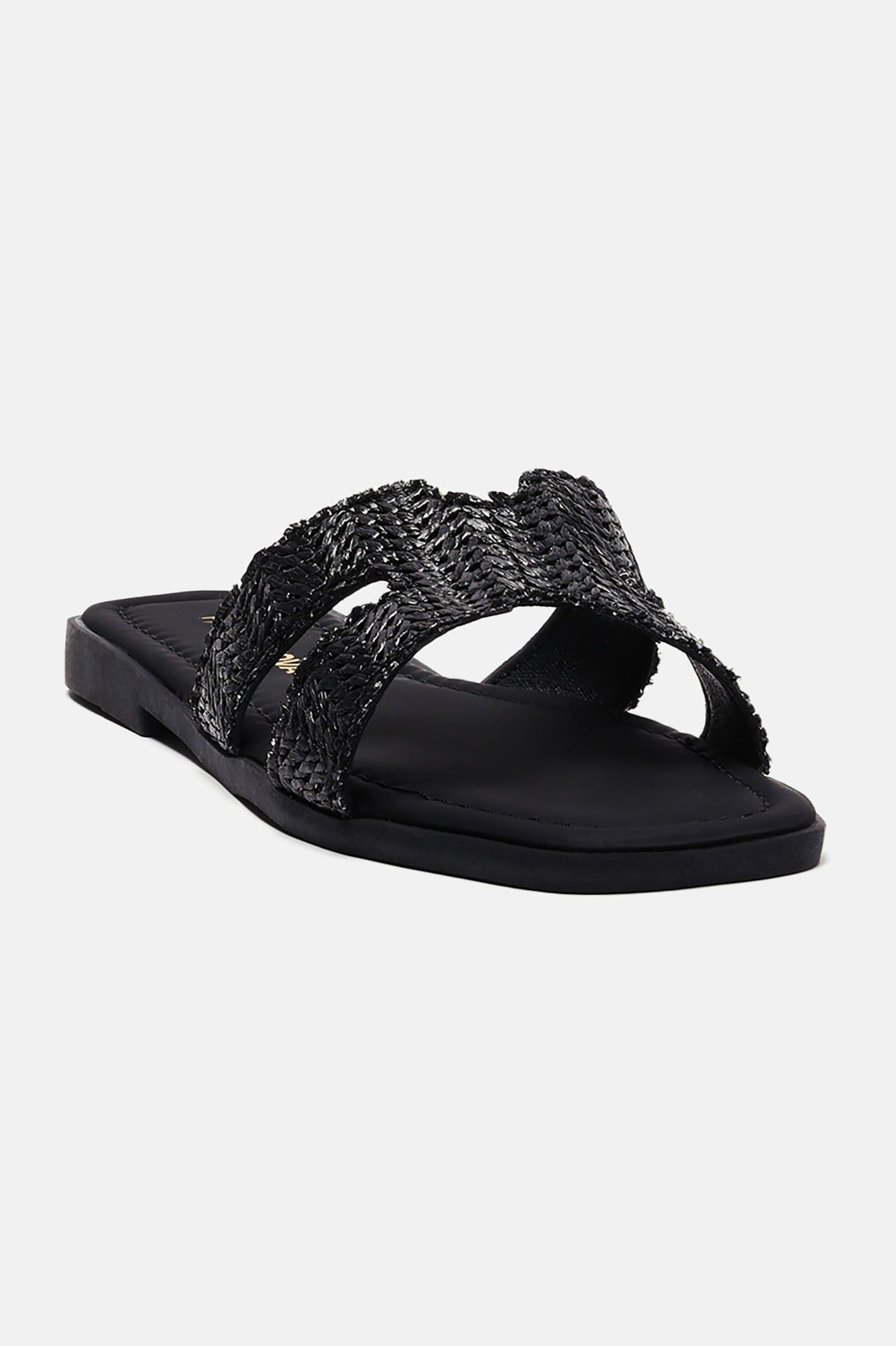 Staycation Flat Sandals - Black sold by Fashion Nova product image thumbnail 2