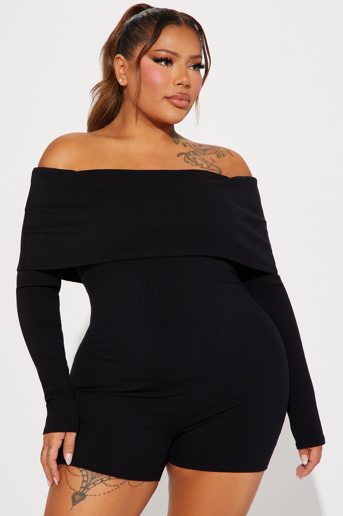Jessica Snatched Romper - Black sold by Fashion Nova product image thumbnail 5