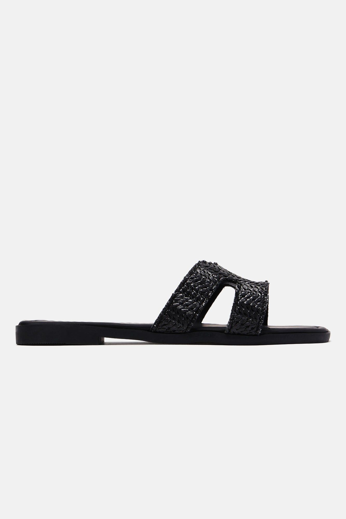 Staycation Flat Sandals - Black sold by Fashion Nova product image thumbnail 3