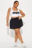 Keep It Casual Pleated Skort - Black sold by Fashion Nova