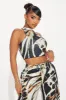In My Own Way Cargo Pant Set - Black/combo sold by Fashion Nova