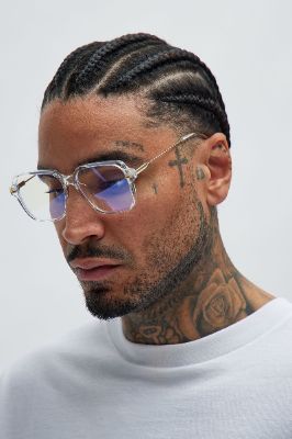 Gotta Move On Blue Light Glasses - Clear sold by Fashion Nova