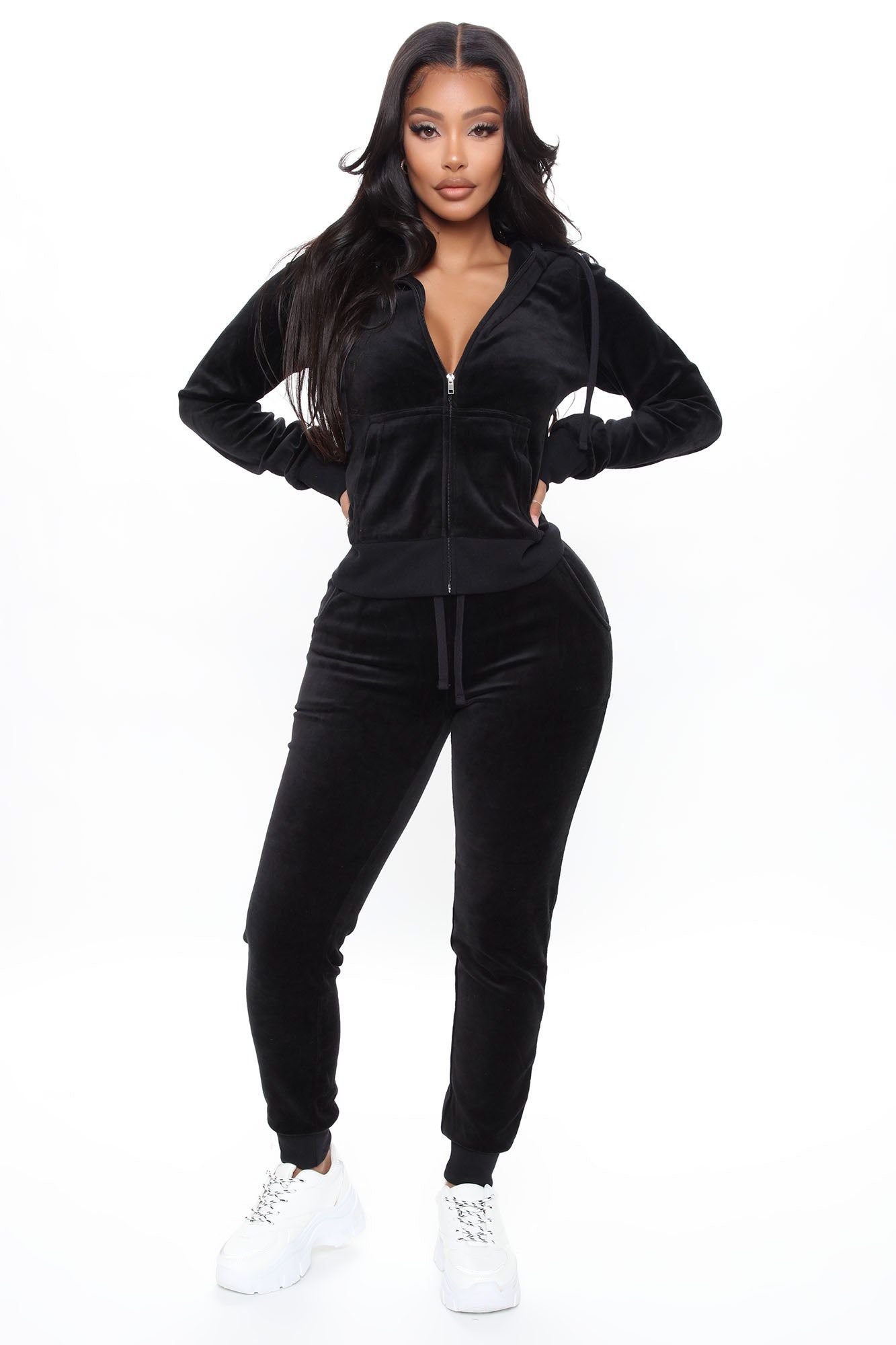 The Original Trendsetter Savage Velour Set - Black sold by Fashion Nova product image thumbnail 5