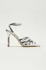Making It Happen Heels - Silver sold by Fashion Nova