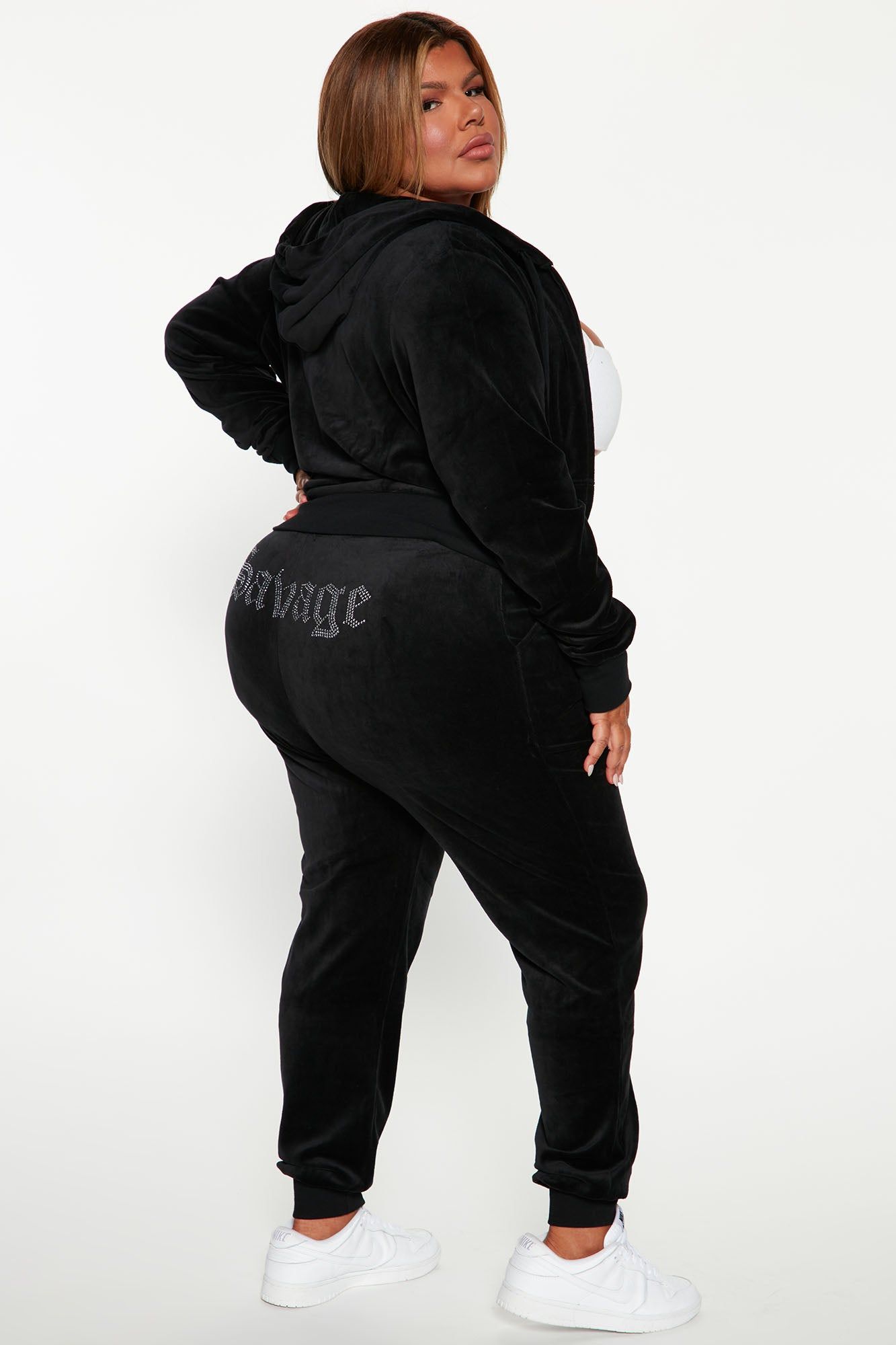 The Original Trendsetter Savage Velour Set - Black sold by Fashion Nova product image thumbnail 11