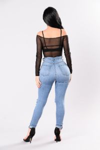 Misspoken Words Bodysuit - Black sold by Fashion Nova
