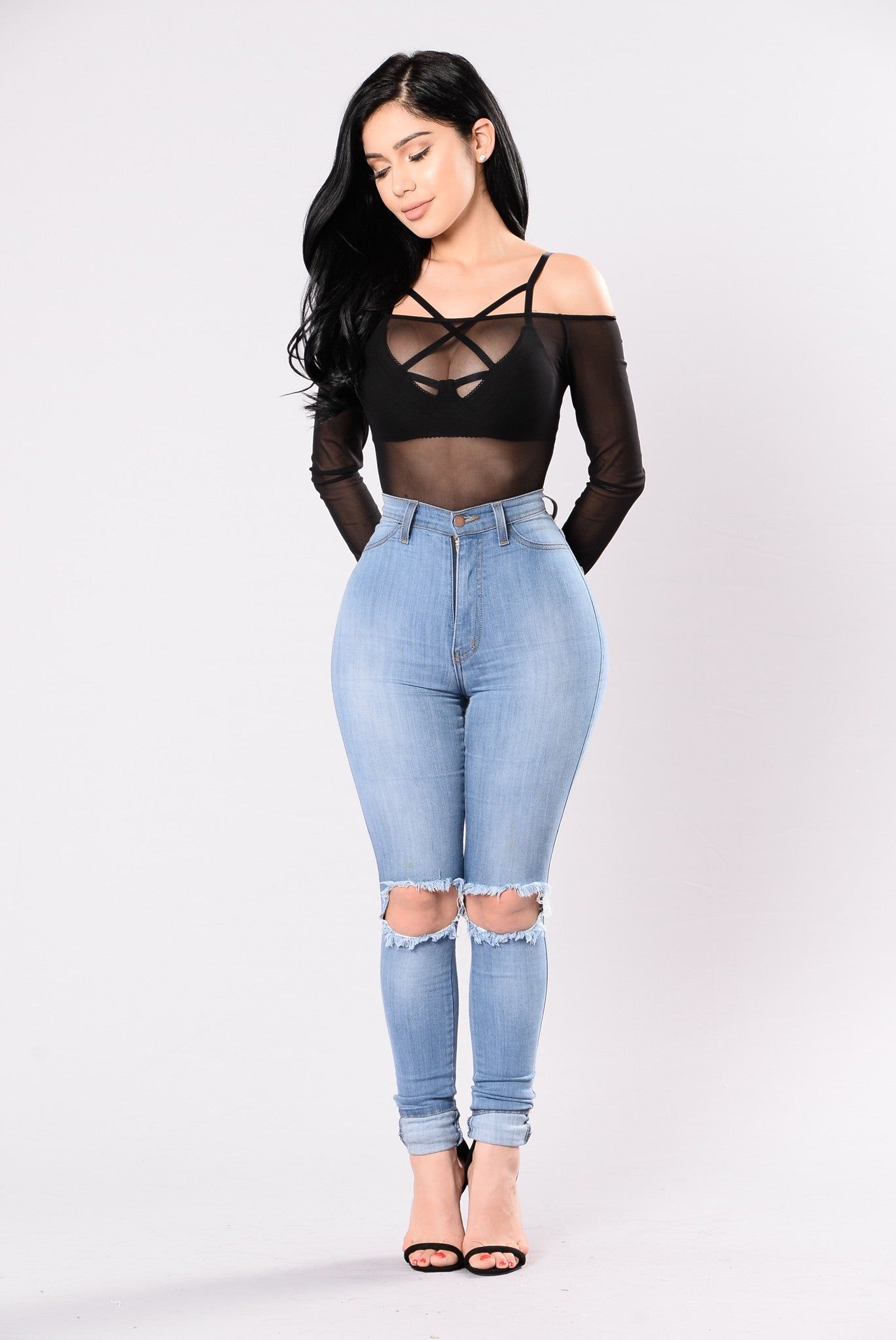 Misspoken Words Bodysuit - Black sold by Fashion Nova product image thumbnail 4