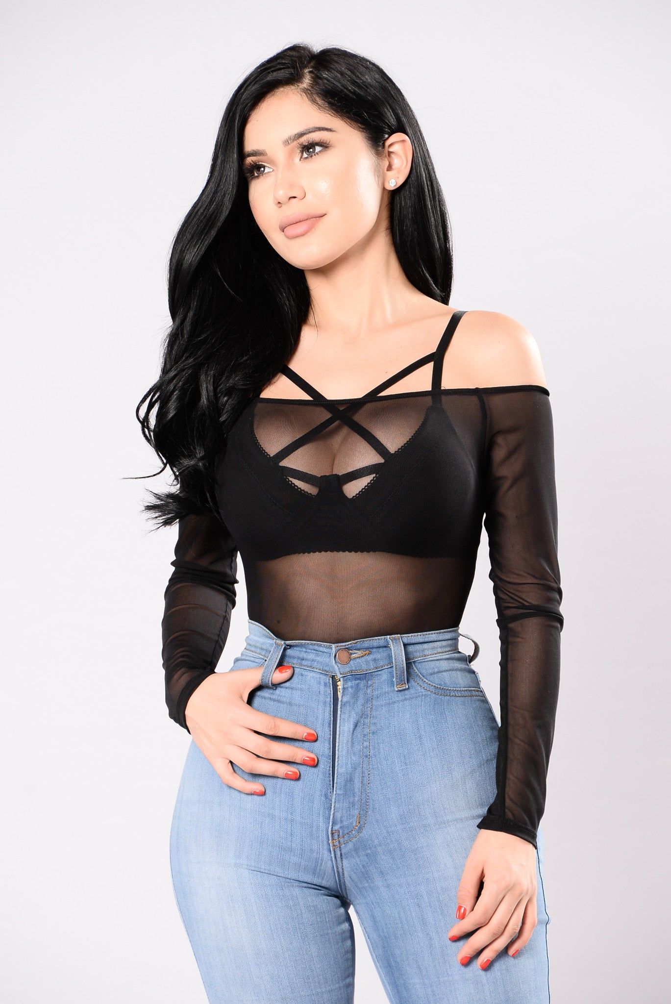 Misspoken Words Bodysuit - Black sold by Fashion Nova