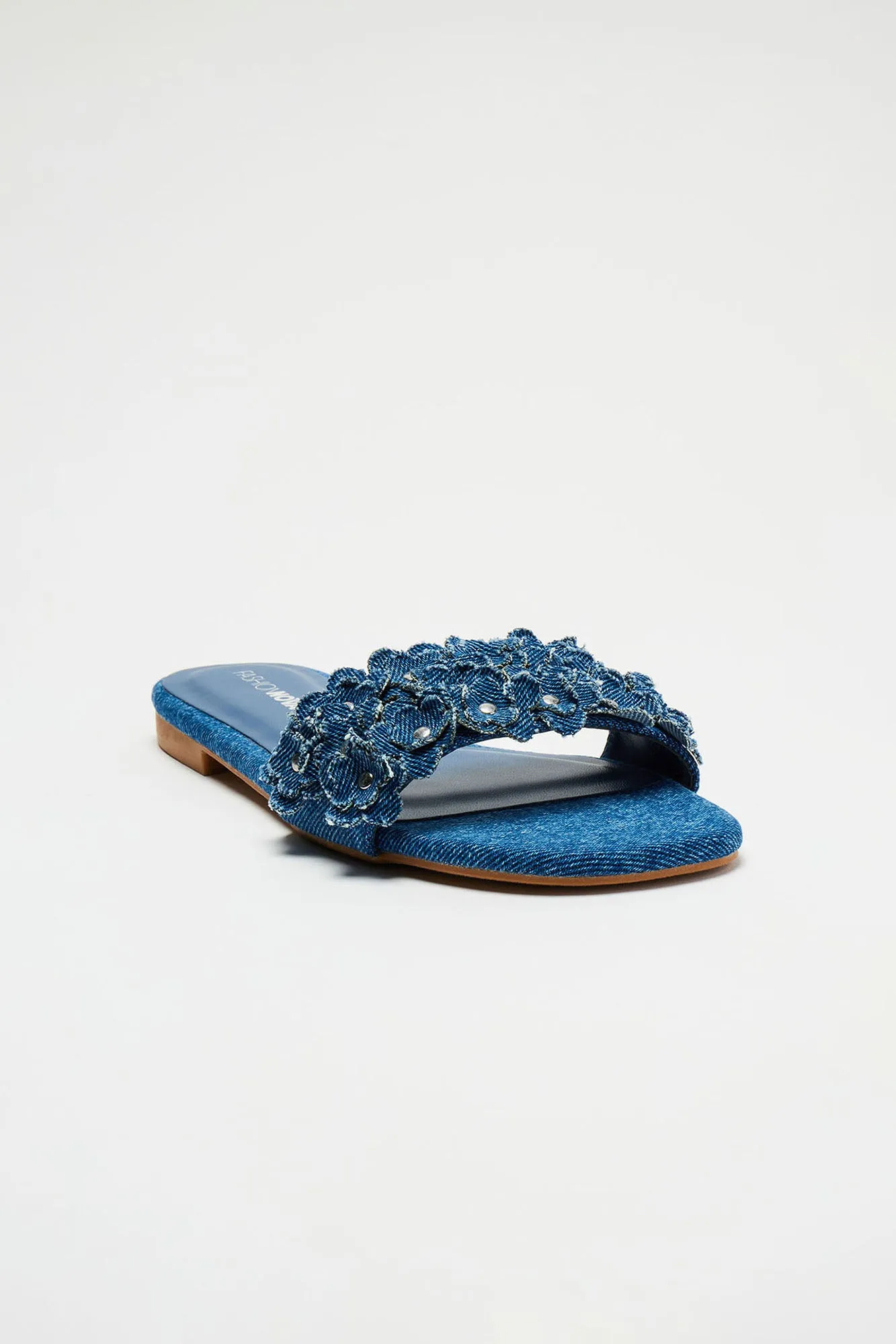 Kendrie Flower Sandals - Denim sold by Fashion Nova product image thumbnail 2