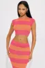 Mel Skirt Set - Pink/combo sold by Fashion Nova