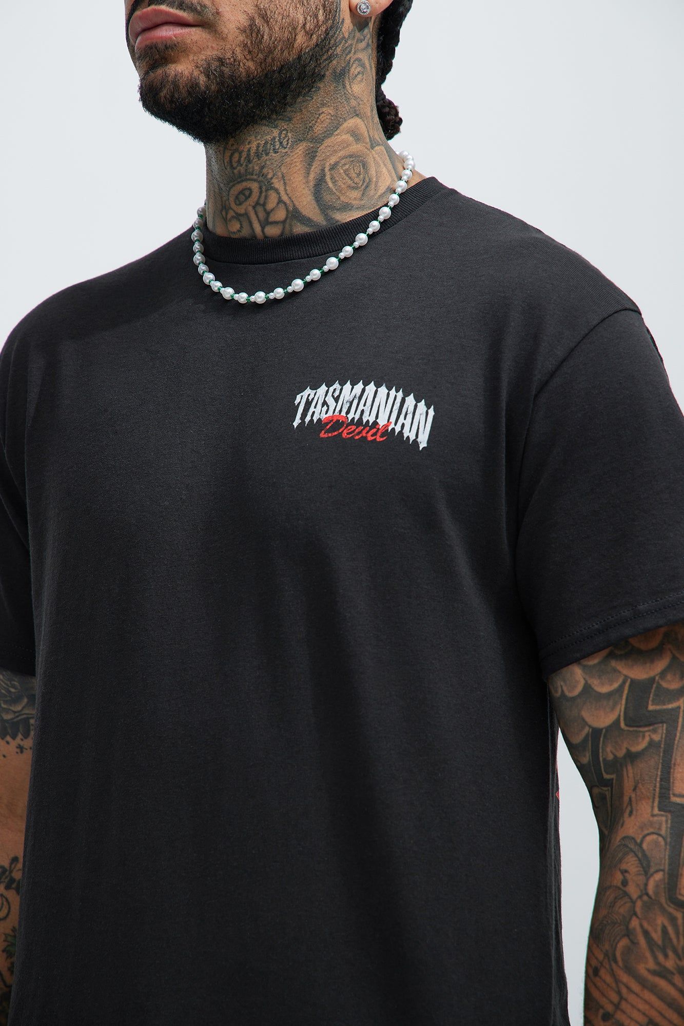 Tasmanian Devil Short Sleeve Tee - Black sold by Fashion Nova product image thumbnail 3