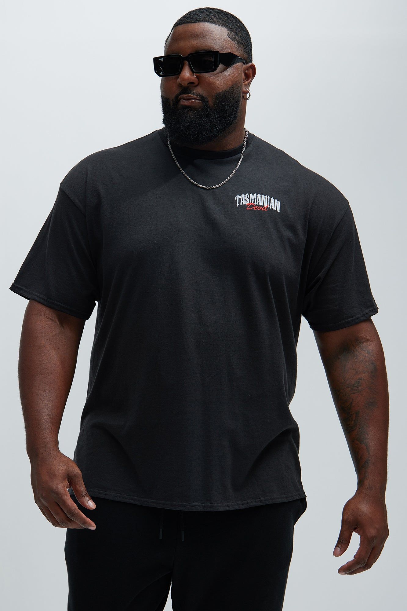 Tasmanian Devil Short Sleeve Tee - Black sold by Fashion Nova product image thumbnail 5