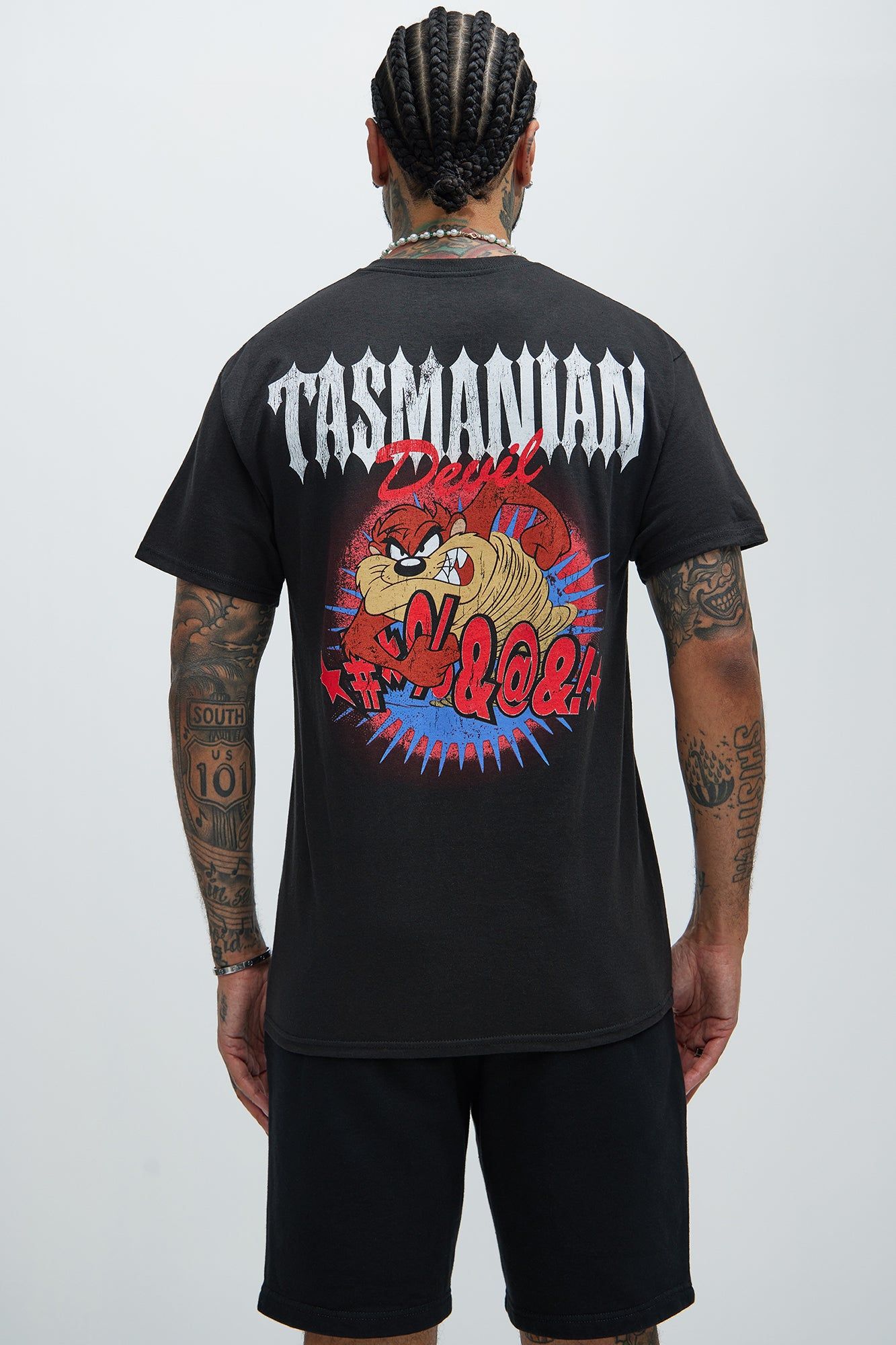 Tasmanian Devil Short Sleeve Tee - Black sold by Fashion Nova product image thumbnail 4