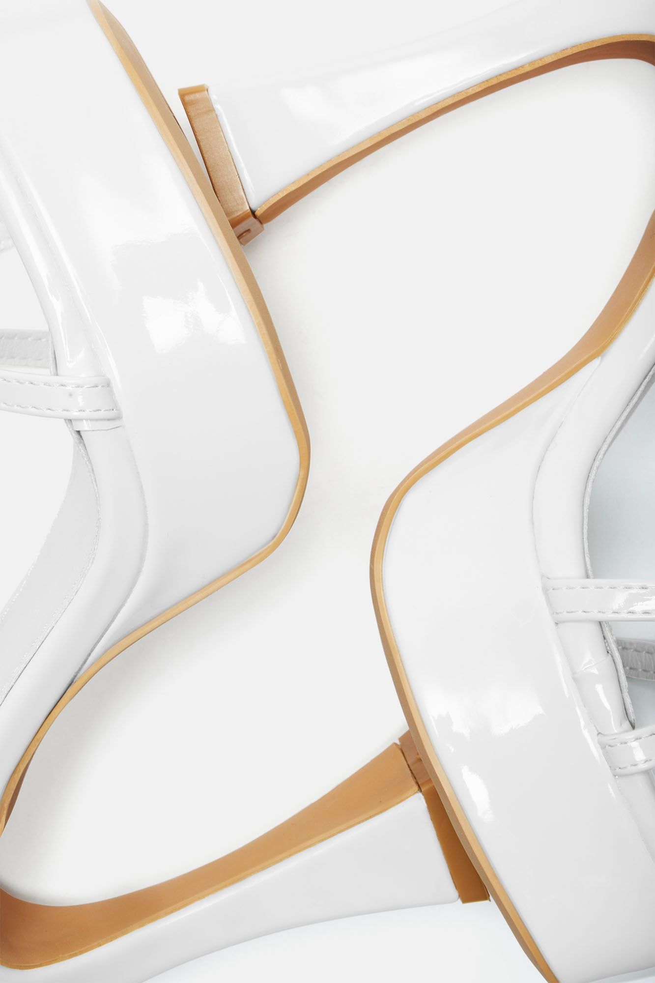 Andrea Platform Block Heels - White sold by Fashion Nova product image thumbnail 5