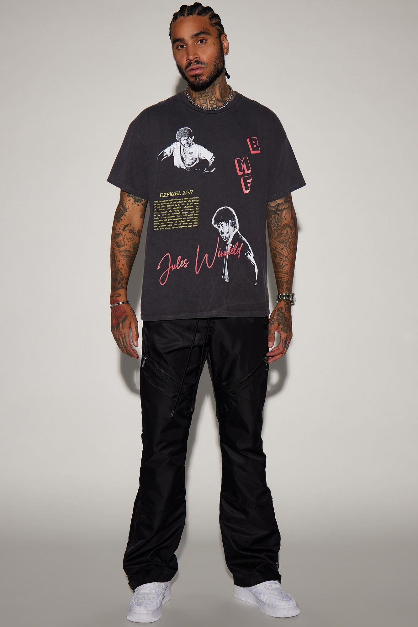 Pulp Fiction Jules Winnfield Short Sleeve Tee - Black sold by Fashion Nova product image thumbnail 2