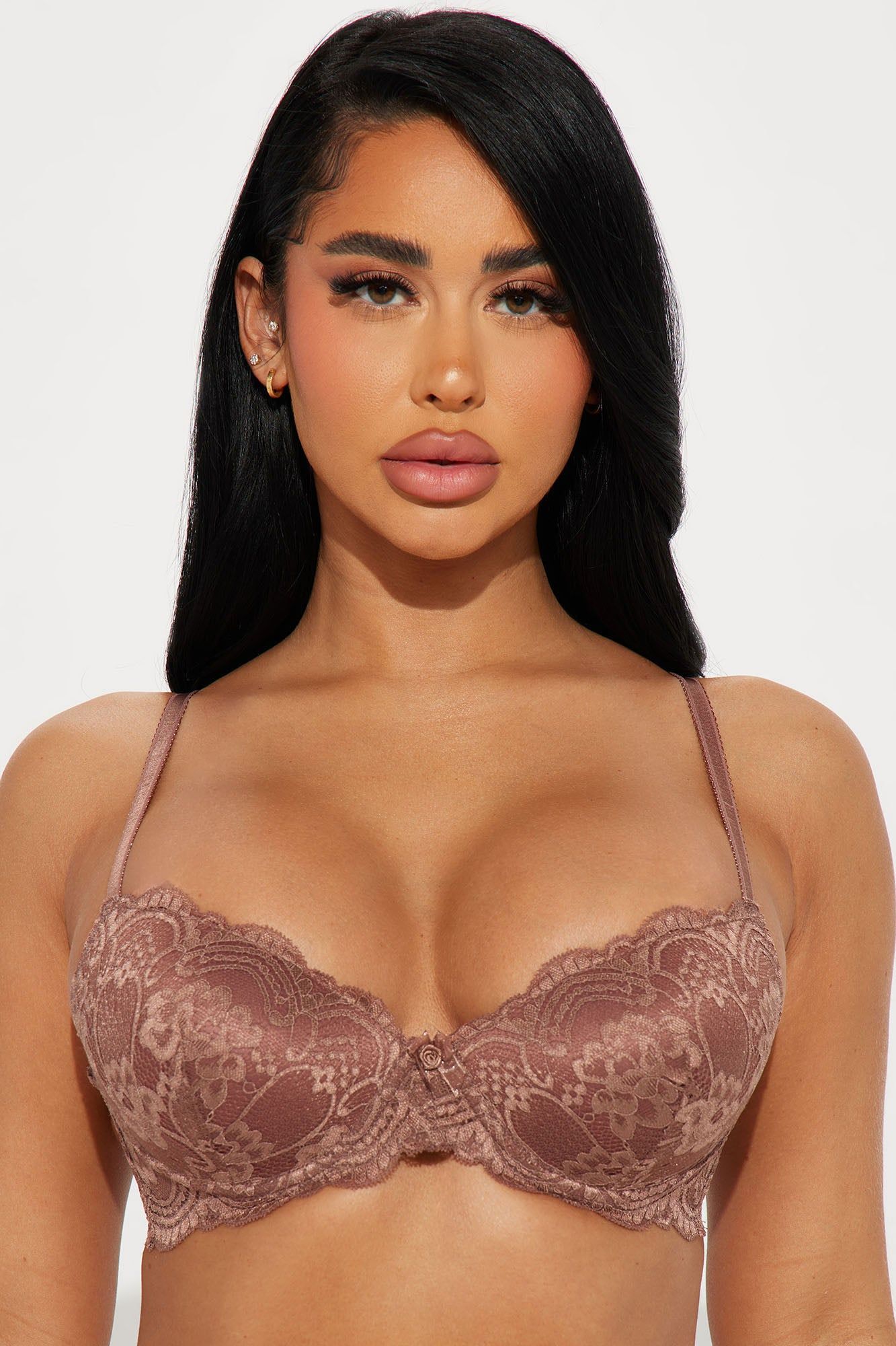 Sweet Fantasy Extreme Push Up Lace Bra - Chocolate sold by Fashion Nova