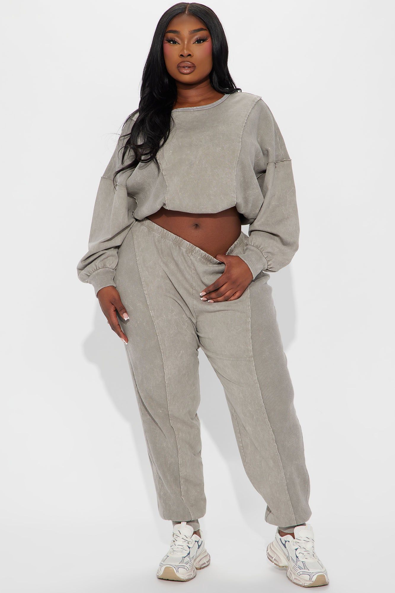 Paisley Washed Jogger Set - Sand sold by Fashion Nova product image thumbnail 4