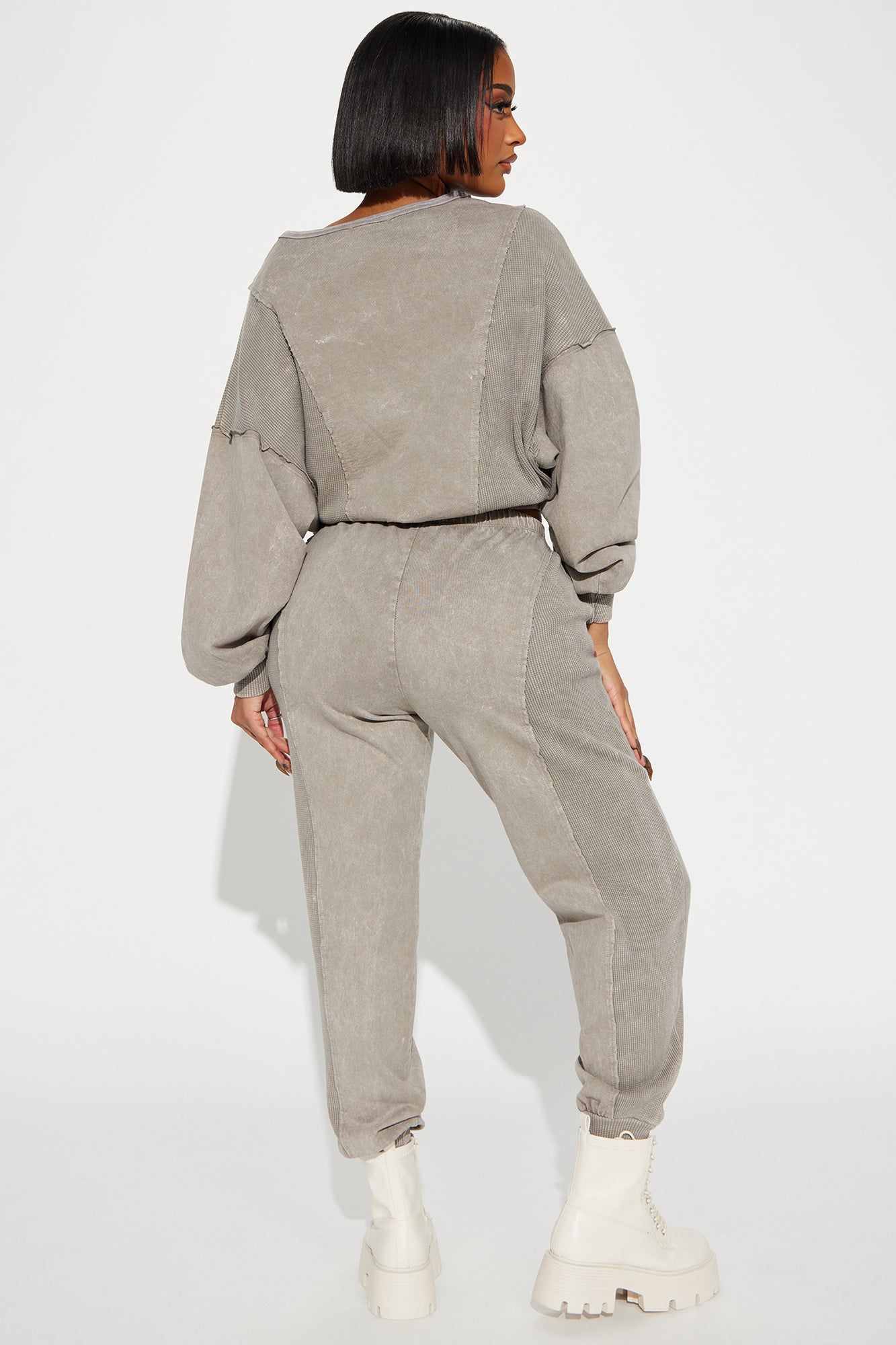 Paisley Washed Jogger Set - Sand sold by Fashion Nova product image thumbnail 3