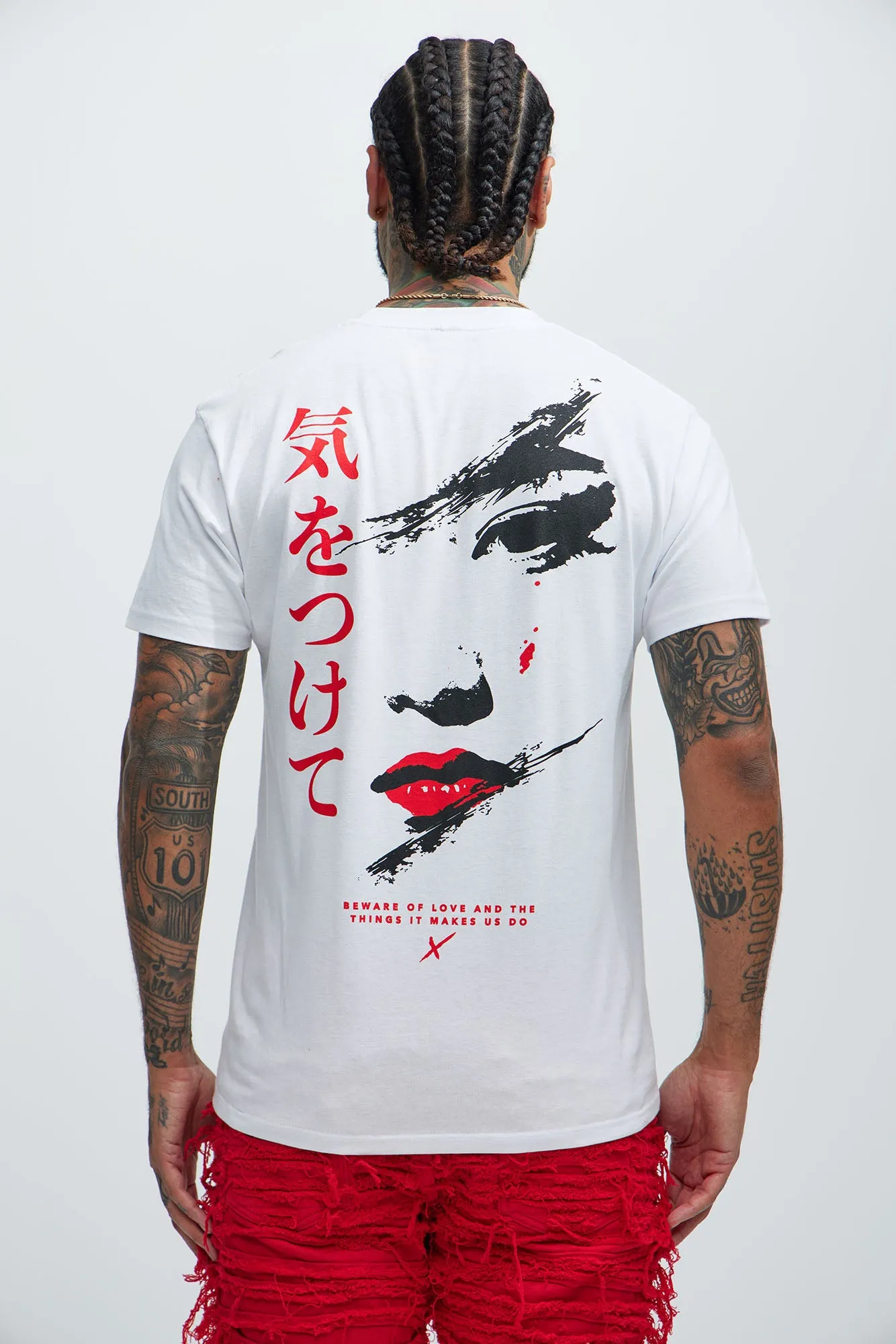 Be Careful Of Love Short Sleeve Tee - White sold by Fashion Nova product image thumbnail 2