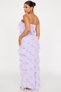 Ria Chiffon Maxi Dress - Lavender sold by Fashion Nova