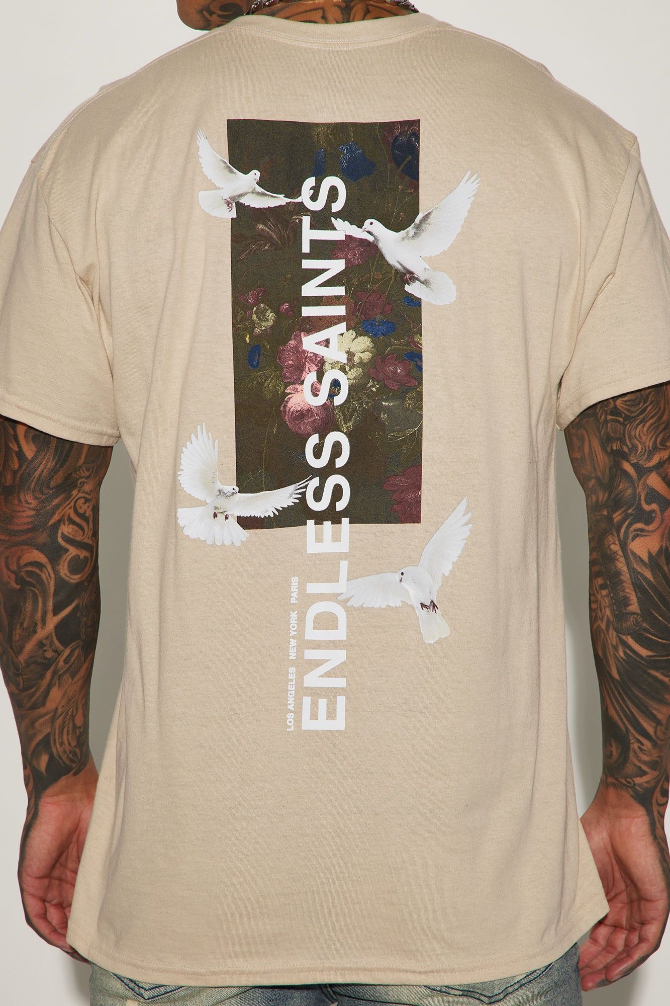 Endless Saints Short Sleeve Tee - Sand sold by Fashion Nova product image thumbnail 5