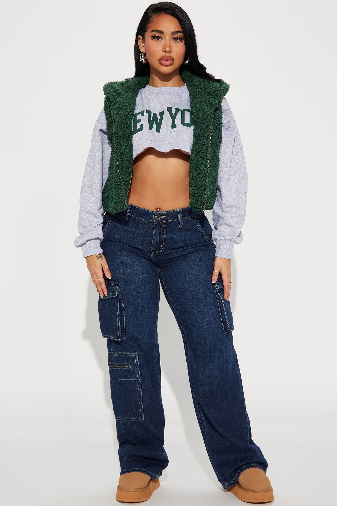 Loving This Sherpa Vest - Hunter sold by Fashion Nova product image thumbnail 2