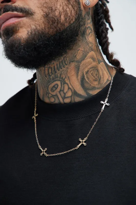 Can't Get Enough Necklace - Gold sold by Fashion Nova