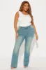 Mesa Booty Lifting Stretch Bootcut Jeans - Medium Blue Wash sold by Fashion Nova