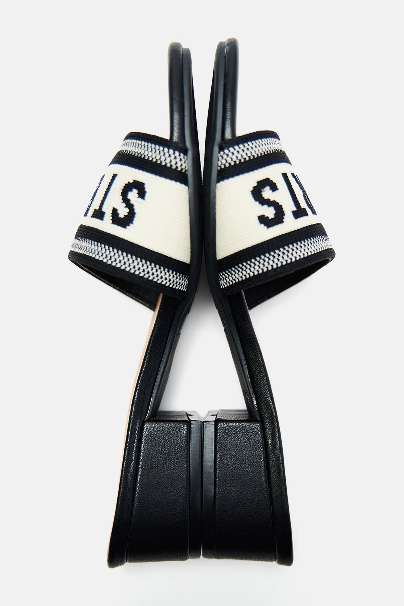 Take You On A Trip To St Barts Heels - Black sold by Fashion Nova product image thumbnail 4