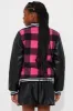 Mini Game On Bomber Jacket - Pink/combo sold by Fashion Nova
