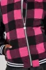 Mini Game On Bomber Jacket - Pink/combo sold by Fashion Nova