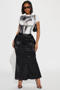 Hot Girl Summer Bodysuit - Black/White sold by Fashion Nova