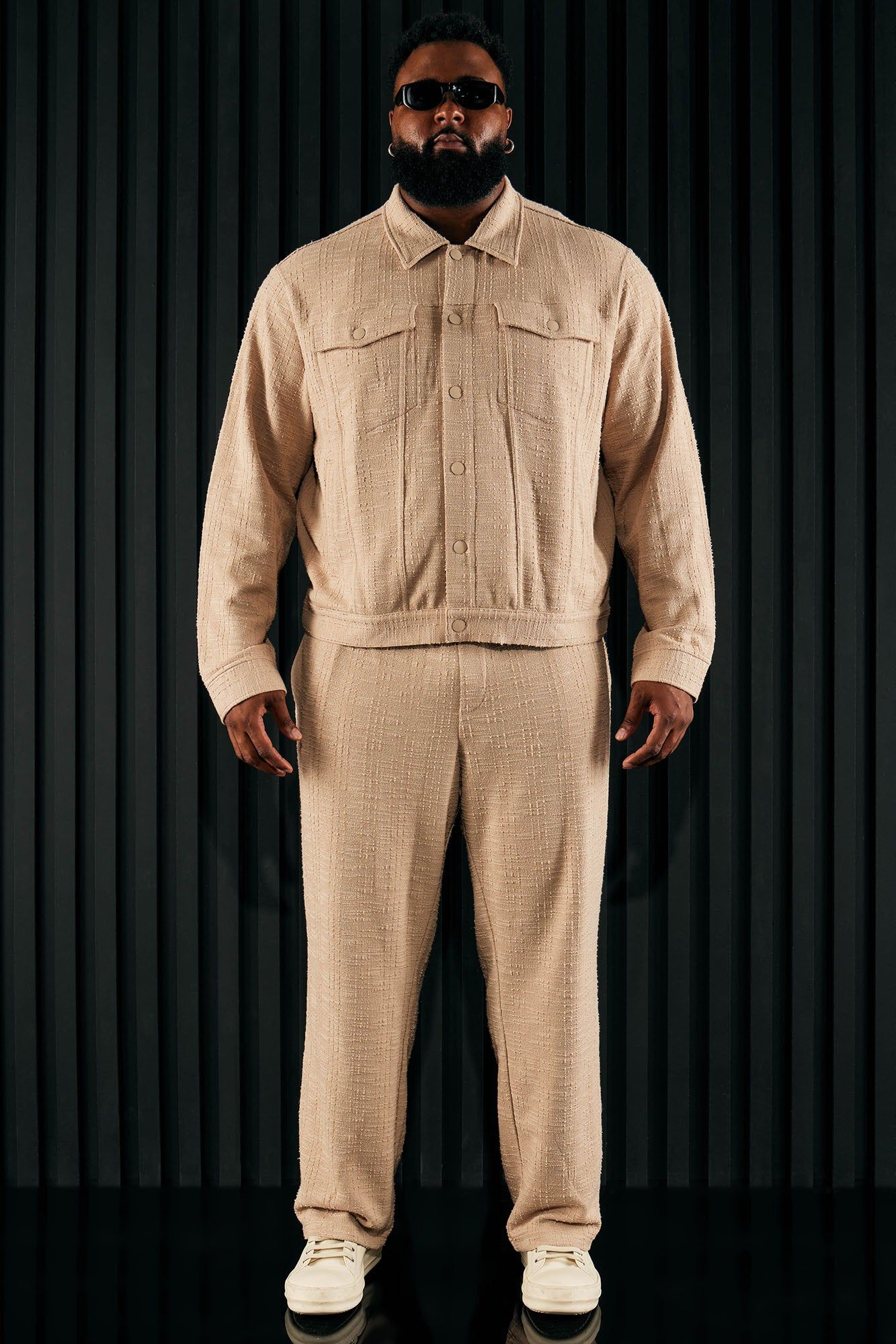 Jordan Textured Trucker Jacket - Tan sold by Fashion Nova product image thumbnail 5