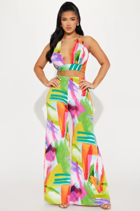 Vacation Season Pant Set - Multi Color sold by Fashion Nova
