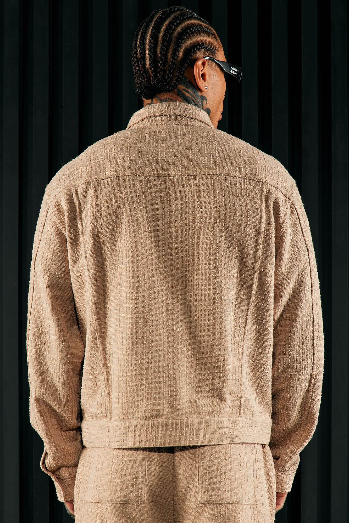 Jordan Textured Trucker Jacket - Tan sold by Fashion Nova product image thumbnail 3