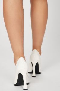 Slay The Day Pumps - Off White sold by Fashion Nova
